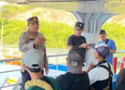 Polsek KPL Tano Gelar Jum’at Curhat Dengan Penumpang Diatas Kapal