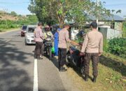 Polsek Buer Perketat Pengamanan Jalur Lintas, Gelar KRYD Jelang MXGP