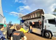 7 Truk Logistik MXGP Berupa Sepeda Motor dan Perlengkapan Seberat 32 Ton Tiba di Sirkuit Samota