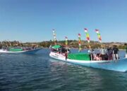 Menunggu Selama 12 Tahun, 3 JCH Asal Pulau Medang Bece, Bese dan Norma Disambut di Dermaga Goa