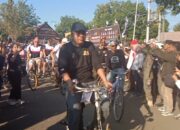 Welcome Ceremony MXGP Samota 2023, Riders Diarak Naik Dokar dan Sepeda Ontel