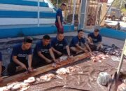 Polres Sumbawa Potong 15 Ekor Sapi Kurban, Idul Adha 1444 Hijriyah