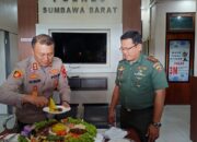 HUT Bhayangkara Ke-77, Kodim 1628/Sumbawa Barat Beri Kejutan untuk Polres KSB