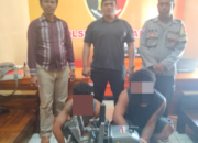 Dua Pencuri Mesin Sampan Diringkus Anggota Satreskrim Polsek Taliwang