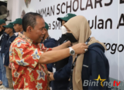 Bupati Lepas 85 Pelajar Penerima Beasiswa SMK Unggulan Amman Scholarship 2023