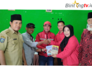PDIP Bantu Korban Banjir di Kecamatan Lunyuk