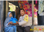 Peduli Warga Binaannya, Bhabinkamtibmas Mantar, Tatar dan Senayan Berikan Paket Nutrisi Mantap
