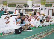 Rombongan Jamaah Haji KSB tiba di Masjid Agung Darussalam Disambut Bupati