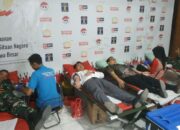 Kodim 1607/Sumbawa Turut Serta Dalam Kegiatan Donor Darah Hari Kemenkumham