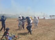 Alami Kerusakan Mesin, Pesawat Terbakar di Bandara Sumbawa Belasan Penumpang Luka Luka