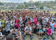 Ketua KONI Sumbawa Kunjungi Latihan Atlet SSB Usia Dini di Stadion Pragas