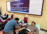 Sambut Hari Lalu Lintas Bhayangkara, Polres Sumbawa Gelar Donor Darah