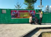 Polsek Utan Pasang Imbauan Mitigasi Bencana dan Cegah TPPO di Semua Desa