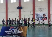 Ketua KONI Sumbawa Buka Turnamen Futsal LMND Cup 2023