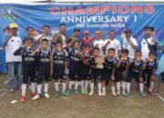 SSB Batu Tongkok Plampang Juara 1 Turnamen Sepak Bola Usia Dini U-9 Sumbawa Muda 2023