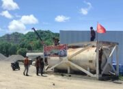 Pemuda Pancasila Sumbawa Barat Desak PT. PDP dan PT. Waskita Beton Taat Aturan