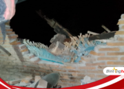Tertiup Angin Kencang, 1 Rumah Warga di Sela Batu Tering Roboh