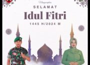 Kodim 1607/ Sumbawa Mengucapkan Selamat Hari Raya Idul Fitri 1445 Hijriah