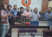 Polres Sumbawa Amankan Ratusan Botol Miras saat Malam Takbiran