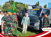Kodim 1607 Gelar Pasukan Pengamanan Kunjungan Presiden Joko Widodo ke Sumbawa