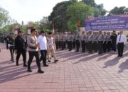 Polres Sumbawa Laksanakan Apel Gelar Pasukan Operasi Mantap Praja Rinjani 2024