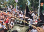 Lautan Manusia Antar Zul-Uhel Mendaftar ke KPU NTB