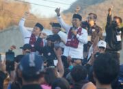 Taliwang Macet Total, Puluhan Ribu Pendukung Antar Fud-Aher Daftar ke KPU Sumbawa Barat