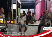 Jelang Pilkada, Polsek Plampang Tingkatkan Patroli Keamanan