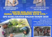 OPS KESELAMATAN RINJANI TAHUN 2025 SATLANTAS POLRES SUMBAWA BARAT