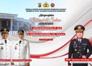Kapolres Sumbawa Barat Mengucapkan Selamat atas Pelantilan Bupati dan Wakil Bupati Sumbawa Barat Terpilih