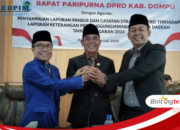 DPRD Dompu Gelar Rapat Paripurna, Bahas LKPJ Bupati Tahun Anggaran 2024