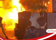 Kebakaran di Labuhan Sumbawa Hanguskan 7 Rumah, Seorang Warga Luka-Luka