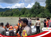 Dua Remaja Terseret Arus Sungai Brang Ene KSB, Satu Hilang