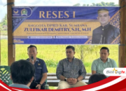 Waka III DPRD Sumbawa Serap Aspirasi Warga Kelurahan Samapuin