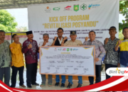 Bersama Dikes Sumbawa, PT SJR Kick Off Program Revitalisasi Posyandu di Kecamatan Labangka