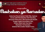 Dinas Tenaga Kerja dan Transimigrasi Kabupaten Sumbawa Barat     Mengucapkan Selamat Menunaikan Ibadah Puasa Ramadhan 1446 Hijriyah