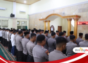 Polres Sumbawa Gelar Sholat Ghaib, Doakan Tiga Anggota Polri Yang Gugur di Way Kanan