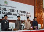 DPRD Sumbawa Paripurnakan Hasil Reses I