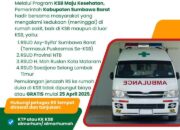 Pengumuman Program KSB Maju Bagi Seluruh Masyarakat