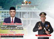 Kapolres KSB Mengucapkan Selamat Atas Pelantikan drh. HAIRUL, M.M Sebagai Sekretaris Daerah Kabupaten Sumbawa Barat 