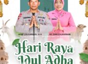Kepolres Sumbawa Barat Berserta Staf & Bhayangkari Mengucapkan Selamat Hari Raya Idul Adha 1446 Hijriah