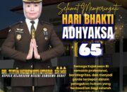 Kepala Kejasaan Negeri Sumbawa Barat Berserta Seluruh Jajaran Mengucapkan Selamat Memperingati Hari Bhakti Adhyaksa ke-65