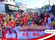Meriah! Carnaval Budaya Anak di Dompu Warnai Peringatan HUT RI ke-80