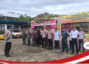 KRYD Operasi Lilin Rinjani 2025 di Pelabuhan Poto Tano Kapolsek Ingatkan Masyarakat Utamakan Keselamatan Dalam Berkendara.
