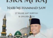 Majelis Pimpinan Cabang Pemuda Pancasila Kabupaten Sumbawa Barat mengucapkan Selamat memperingati Isra’ Mi’raj Nabi Muhammad SAW, 27 Rajab 1447 H.