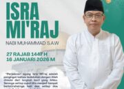 Sekretaris Daerah Kabupaten Sumbawa menyampaikan ucapan Selamat Memperingati Isra Mi’raj Nabi Muhammad SAW 1447 H