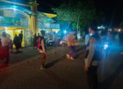 Polsek Sekongkang&nbsp; Lakukan Pengamanan Sholat Tarawih, Imbau Warga Jaga Kamtibmas dan Tertib Berlalu Lintas