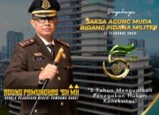 Kepala Kejaksaan Negeri Sumbawa Barat Agung Pamungkas, S. H.,M. H beserta seluruh jajaran mengucapkan Dirgahayu Jaksa Agung Muda Bidang Pidana Militer 17 Februari 2026