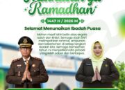 Kepala Kejaksaan Negeri Sumbawa Barat Agung Pamungkas, S. H., M. H beserta jajaran dan Ketua IAD Daerah Sumbawa Barat Ny. Imma Agung beserta jajaran mengucapkan Marhaban ya Ramadhan 1447 H/2026.