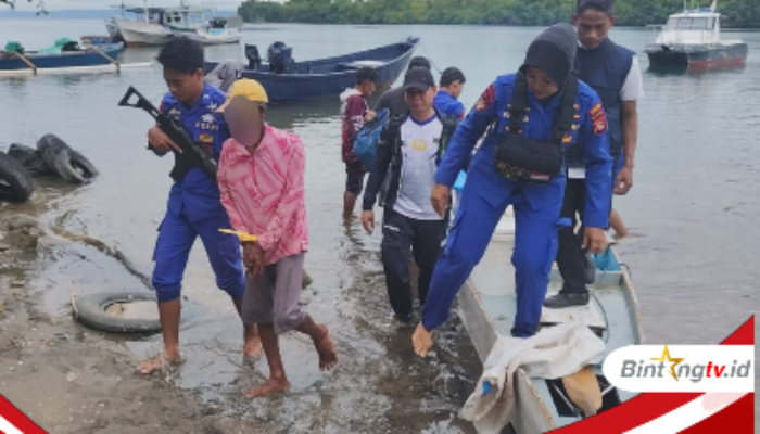Kejar-kejaran di Laut Moyo Hilir, Bom Ikan Nyaris Meledak! Satu Ditangkap, Dua Kabur Lompat ke Laut
